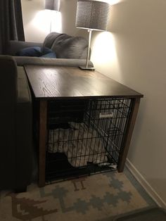dog kennel crate topper can also be used as an ottoman coffee