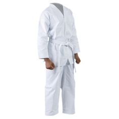 DOUBLE Y Tristar Dobok Taekwondo col Blanc DOUBLE Y Tristar Dobok Taekwondo col Blanc