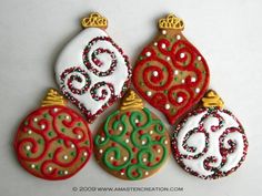 88 best cookies christmas ornaments images on pinterest decorated christmas cookie ornaments