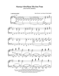 time inception sheet music