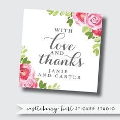 288 Best Wedding Favors Images On Pinterest Bridal Shower Fl Stickers Labels Pink Wedding Sticker Favor Custom Label