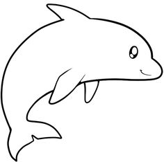 dolphin template animal templates for the kids pinterest
