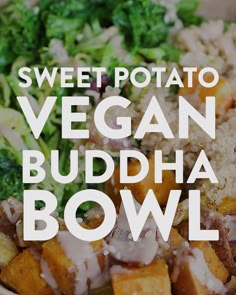 Vegan Sweet Potato, Sweet Potato, Bowls Recipe, Vegan Buddha Bowl, Pot Recipes, Easy Healthy Recipes, Recipes For Beginners, Food To Make