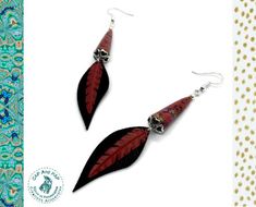 Femmes Bohême Vintage Géométrique en Bois Goutte Bois Perles Dangle Boucles d/'oreilles pendantes