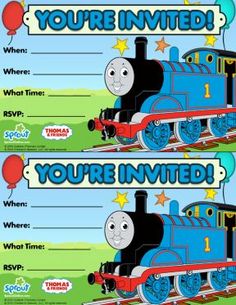 225 Best Thomas The Train Printables Images Train Party Thomas