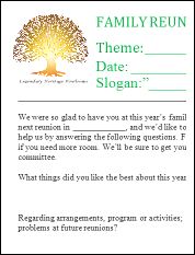 family reunion book template kays makehauk co family reunion letter