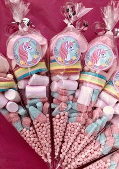 party sweet cones with personalised stickers sweet sinsations