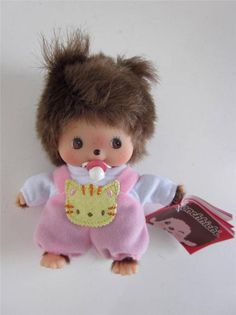 MONCHHICHI BEBICHHICHI BABY Girl kitty cat Sekiguchi Monkey Doll