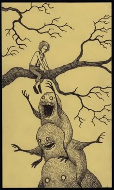 John kenn - Illustration - Monster Иллюстрации Монстры, Иллюстрации Арт, Рисунок Монстров, Искусство Ужасов, Psychedelic Art, Искусство Зла, Страшные Рисунки, Жуткий, Темные Рисунки