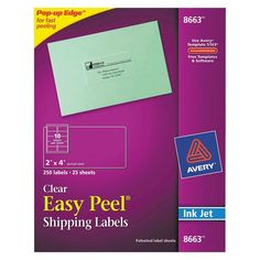 avery laser shipping labels