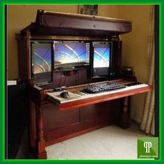 10 Great Hidden Computer Workstations Images Workstation Computer Desk With Hidden Monitor Will Have To Be Strong You Would Like Pay