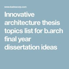Construction innovation dissertation
