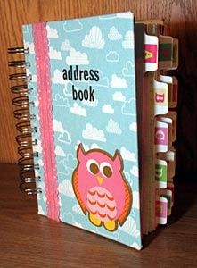 address book tutorial you could do this with a ready made notebook
