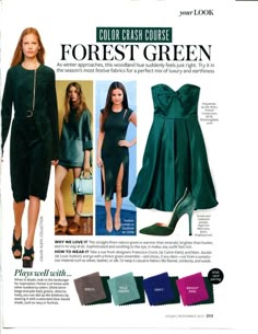 198 Best Forest Green Color Love Images In 2019 Image Result For Forest Green Instyle Color Mix Pairing Combos Winter