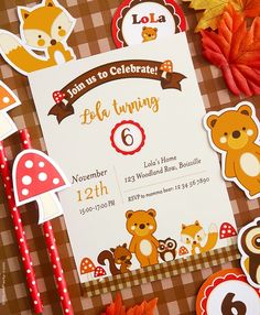 Woodland Animals Birthday Party Ideas With DIY Creative Decorations Printables Food And Favors