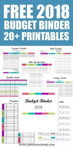 free printable budget planner top pins from top bloggers