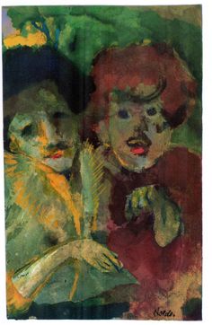 1959 Vintage EMIL NOLDE /"THE SEA/" FABULOUS OCEAN COLOR Offset Lithograph