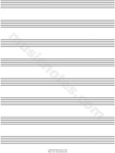 printable music paper