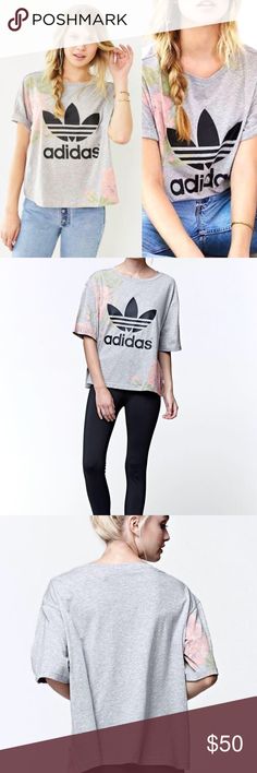 {keywor d} adidas pastel rose print tee