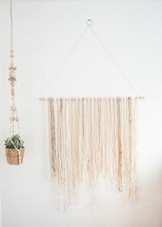 Boho Wall Hanging large yarn wall hanging | boho wall decor | bohemian | yarn Boho Wall Hanging large yarn wall hanging | boho wall decor | bohemian | yarn