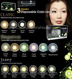 97 best colored contacts