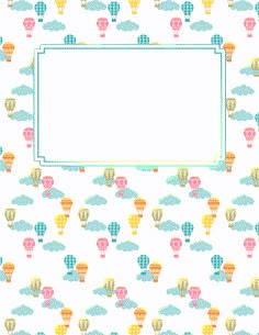 binder cover page template