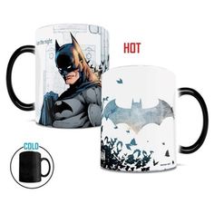 JUSTICE LEAGUE DC COMICS HEAT CHANGING MAGIC LATTE COFFEE MUG CUP