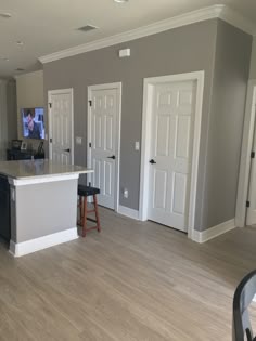 Kitchen Colors Maybe I Need To Paint The Walls Gray Kitchens And Sherwin Williams Functional Grey Kitchen Gray Greypaint Graypaint