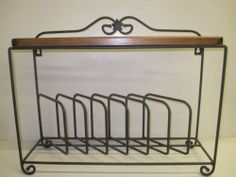 Longaberger Wrought Iron Napkin Holder, Retired Black 5.5\ Longaberger Wrought Iron Napkin Holder, Retired Black 5.5\