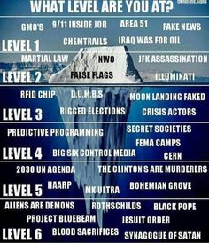 conspiracy theories that turned out to be true infographic 4 theories of government