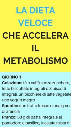 MPOWER/// La dieta veloce che accelera il metabolismo e ti fa perdere 6 kg in poco tempo