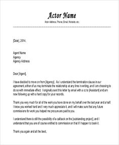 termination letter without cause sample