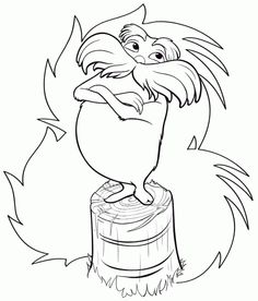 Free Printable Lorax Coloring Pages For Kids