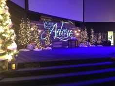 422 Best Christmas Stage Design Images In 2018 Christmas Stage Decorations Design Church Settings