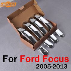 Ford Focus Door Crease Dent Before Being Repaired By Dents Vanish Repair Ford Focus Dent Repair