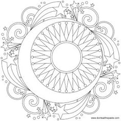 winter solstice coloring pages