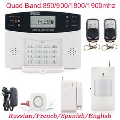 4 Piece Door /& Window Alarm System for Home Office Vacation Tactical Survival