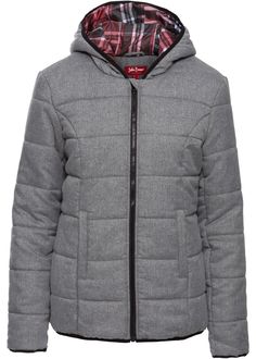 Manteaux Vestes Manteau long matelassé aspect diamant noir bpc bonprix