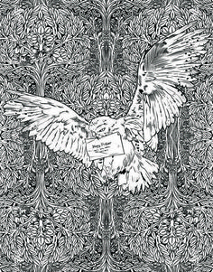 Heres A Look Inside The Harry Potter Coloring Book