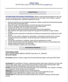 procurement resumes