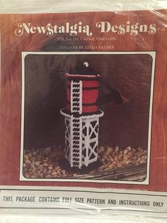 Kit #36-1 Vintage Contains Two Designs Vintage Opened Fishermen and Captain Crewel Kit by Charmin but Complete Kit