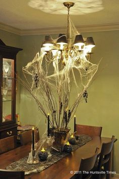 cobb web center piece halloween table centerpiecescreepy halloween decorationshalloween - Halloween Kitchen Decor cobb web center piece halloween table centerpiecescreepy halloween decorationshalloween - Halloween Kitchen Decor