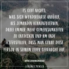 Gedicht jemanden kennenlernen