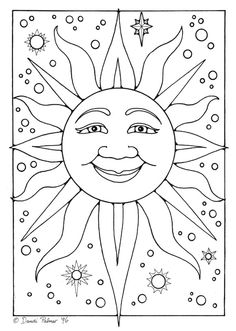 winter solstice coloring pages