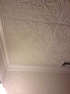 7 Ceilings Design Ideas For 2017 Tin Textured Wallpaper Spanish Silver Styrofoam Ceiling Tile 20 X20 R 139