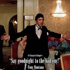 AL PACINO--SCARFACE - Say good night to the bad guy~ | Scarface
