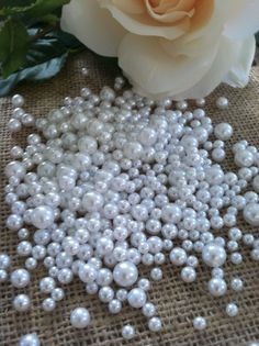Turquoise Blue Jumbo Pearls Table Confetti Mix By Floatingpearls Elegant Decoration For Wedding Parties Events Pearl Confetti Table Ter Decor Can