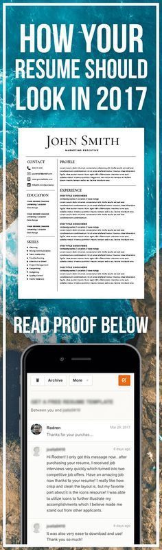 Modern Resume Template - Free Cover Letter - CV Template - MS Word - resume template for mac Modern Resume Template - Free Cover Letter - CV Template - MS Word - resume template for mac