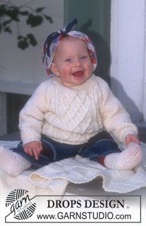 Modèles DROPS 2 Design de DROPS gratuits Pernille tricot Baby Little 6 kP8nX0Ow
