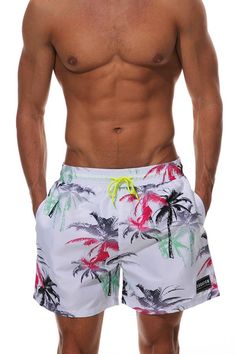 SmallHan Mens Seamless Glitch Art Pattern White Sports Board Short Adjustable Beach Shorts With Pockets SmallHan Mens Seamless Glitch Art Pattern White Sports Board Short Adjustable Beach Shorts With Pockets